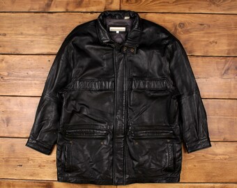 PLANET HOLLYWOOD ♫ レザージャケット XL 黒 PLANET HOLLYWOOD leather jacket – NEVERKNOWS