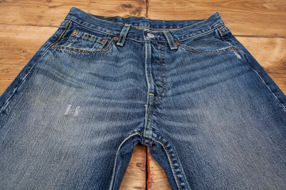 Buy Vintage Levis 501 Jeans 26 X 29 Faded Blue Straight Leg Denim Online in  India - Etsy levis 501 26