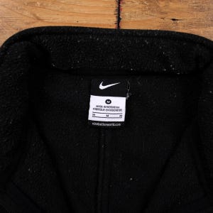 Nike Fleecejacke M Herren 00er Jahre Schwarz Polyester Gefüttert Athletisches Training Bild 3
