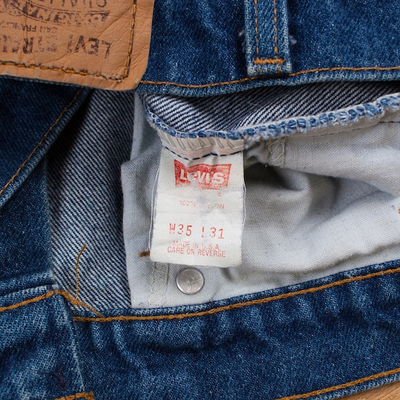 Vintage Levis 517 Jeans 34 X 27 USA Made 90s Dark Wash Bootcut 