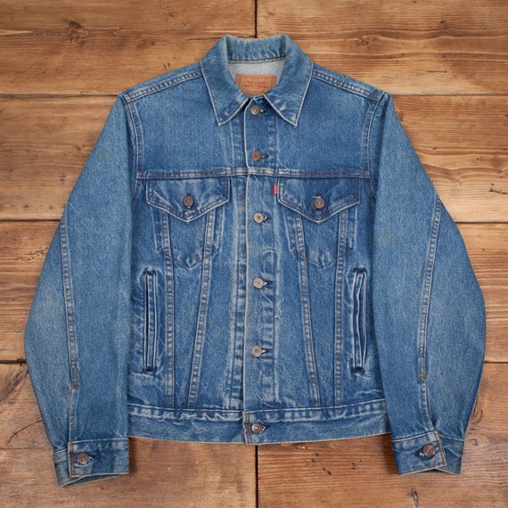 Vintage Levis Denim Jacket Small 90s 