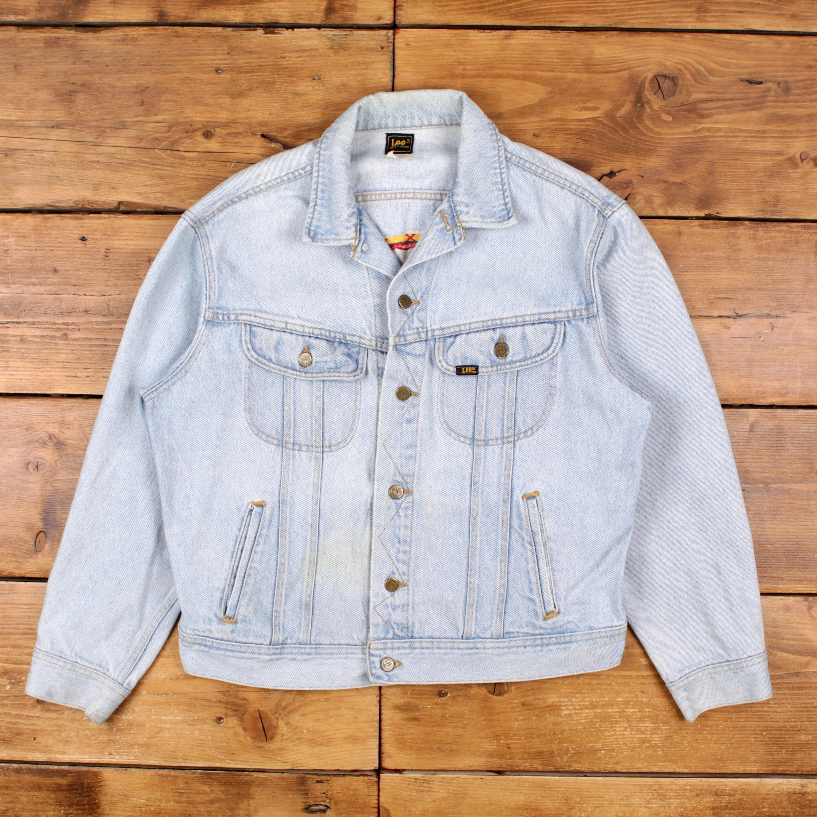 ヴィンテージ Lee デニムジャケット L 70年代 トラッカー 刺繍