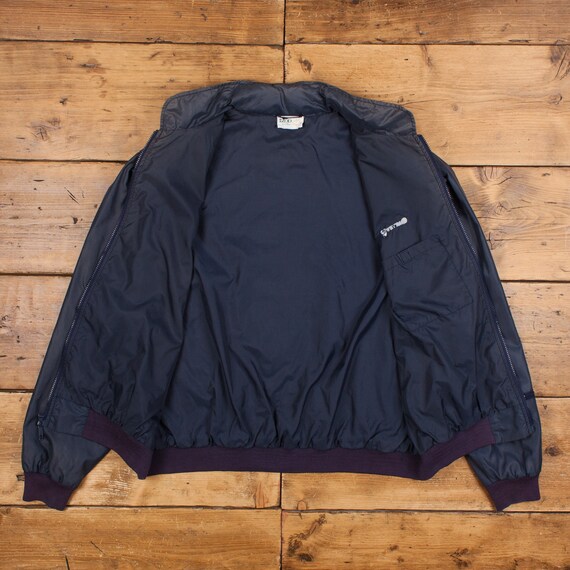 Vintage Izod Club Windbreaker Jacket 2XL 80s Bomber Grey Zip Vintage Izod Club Windbreaker Jacket 2XL 80s Bomber Grey Zip