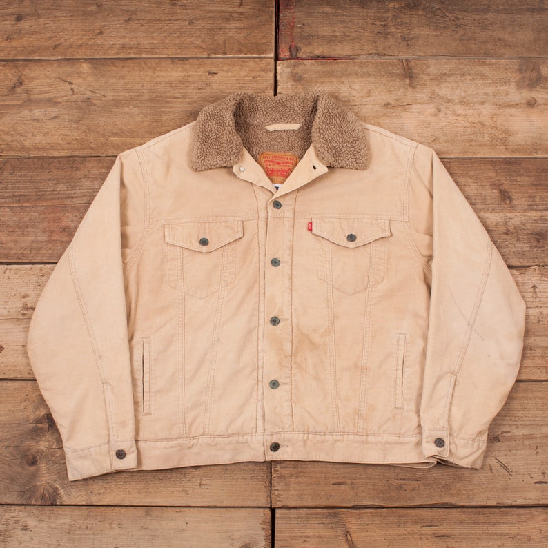 levi's corduroy sherpa trucker jacket