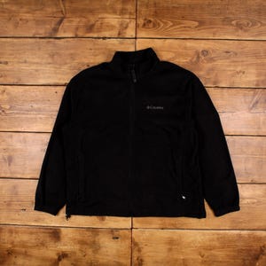 Vintage Columbia Outdoor Jacket 2XL Fleece Fleece Black