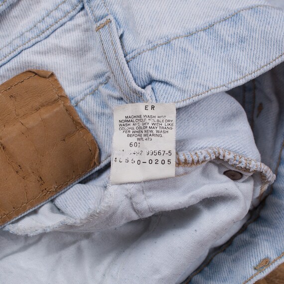Vintage Levis 550 Jeans 35 X 29 USA Made 90s Light Wash