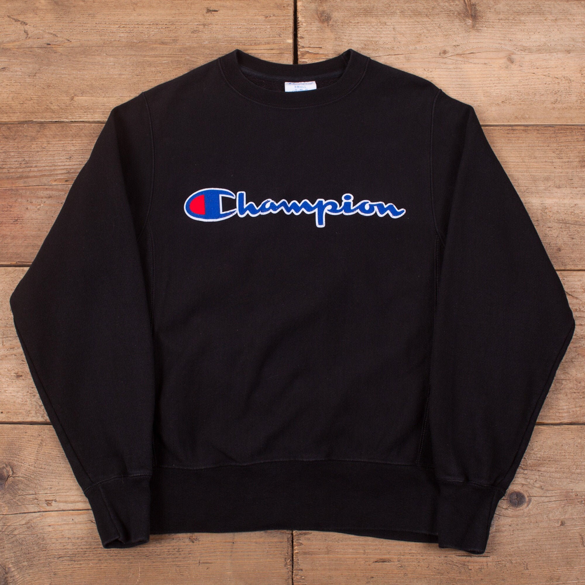 Champion reverse weave aop script clearance crew
