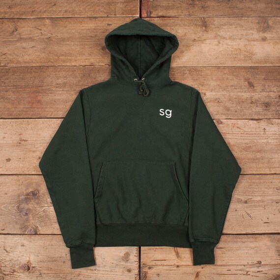 vintage green hoodie