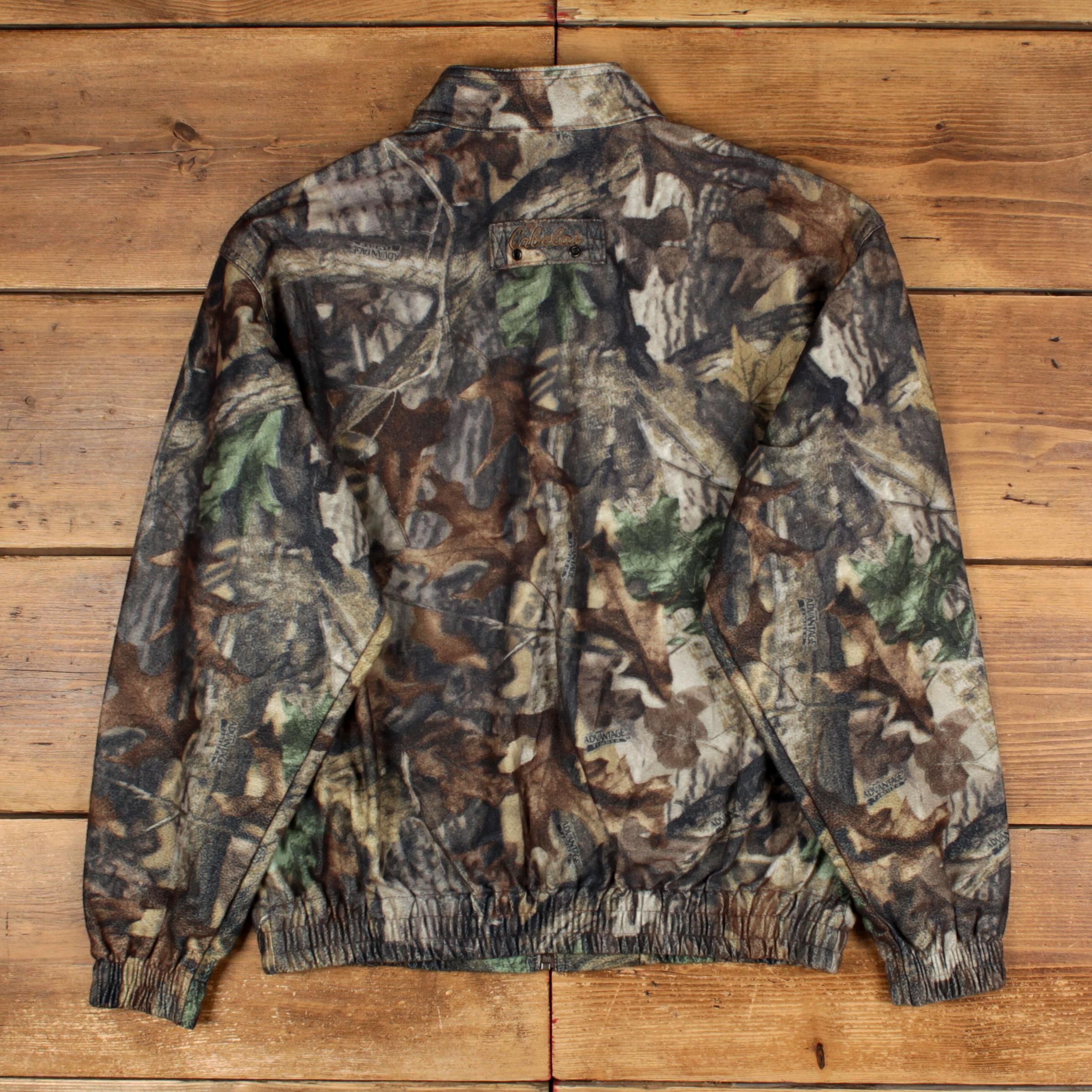 Vintage Cabela's Outdoor Jacket XL Realtree Fleece Fleece