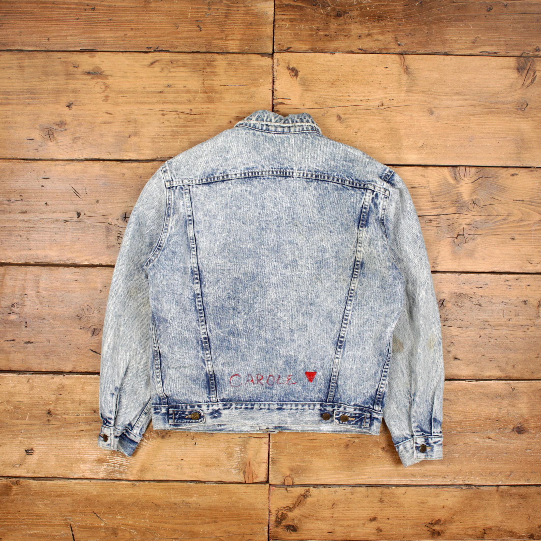 Vintage Guess Denim Jacket M 80s Georges Marciano Trucker USA Made 