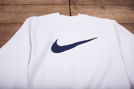Vintage Nike Big Swoosh Sweatshirt L 