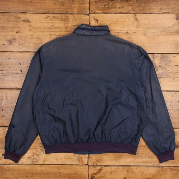 Vintage Izod Club Windbreaker Jacket 2XL 80s Bomber Grey Zip Vintage Izod Club Windbreaker Jacket 2XL 80s Bomber Grey Zip