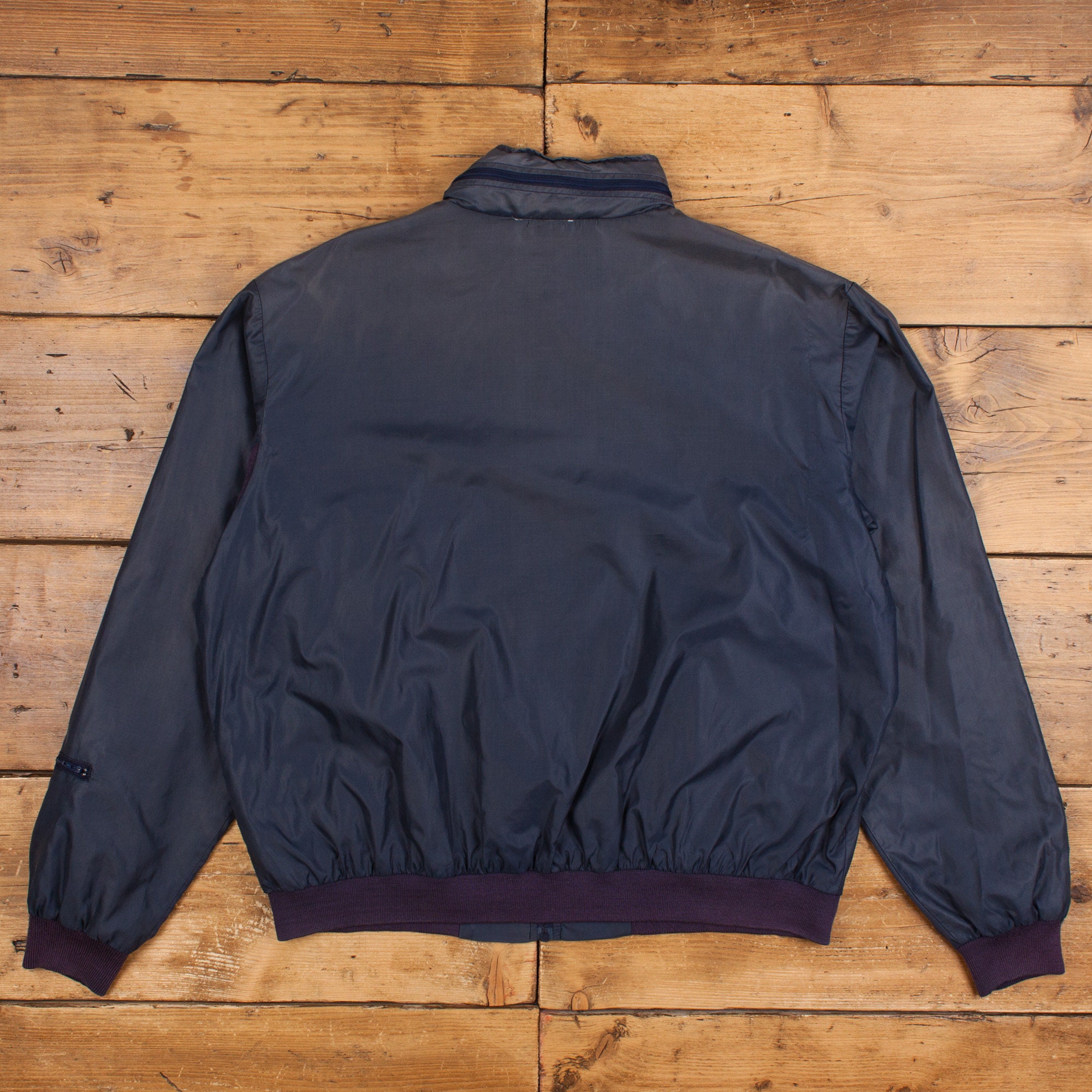 Vintage Izod Club Windbreaker Jacket 2XL 80s Bomber Grey Zip Vintage Izod Club Windbreaker Jacket 2XL 80s Bomber Grey Zip