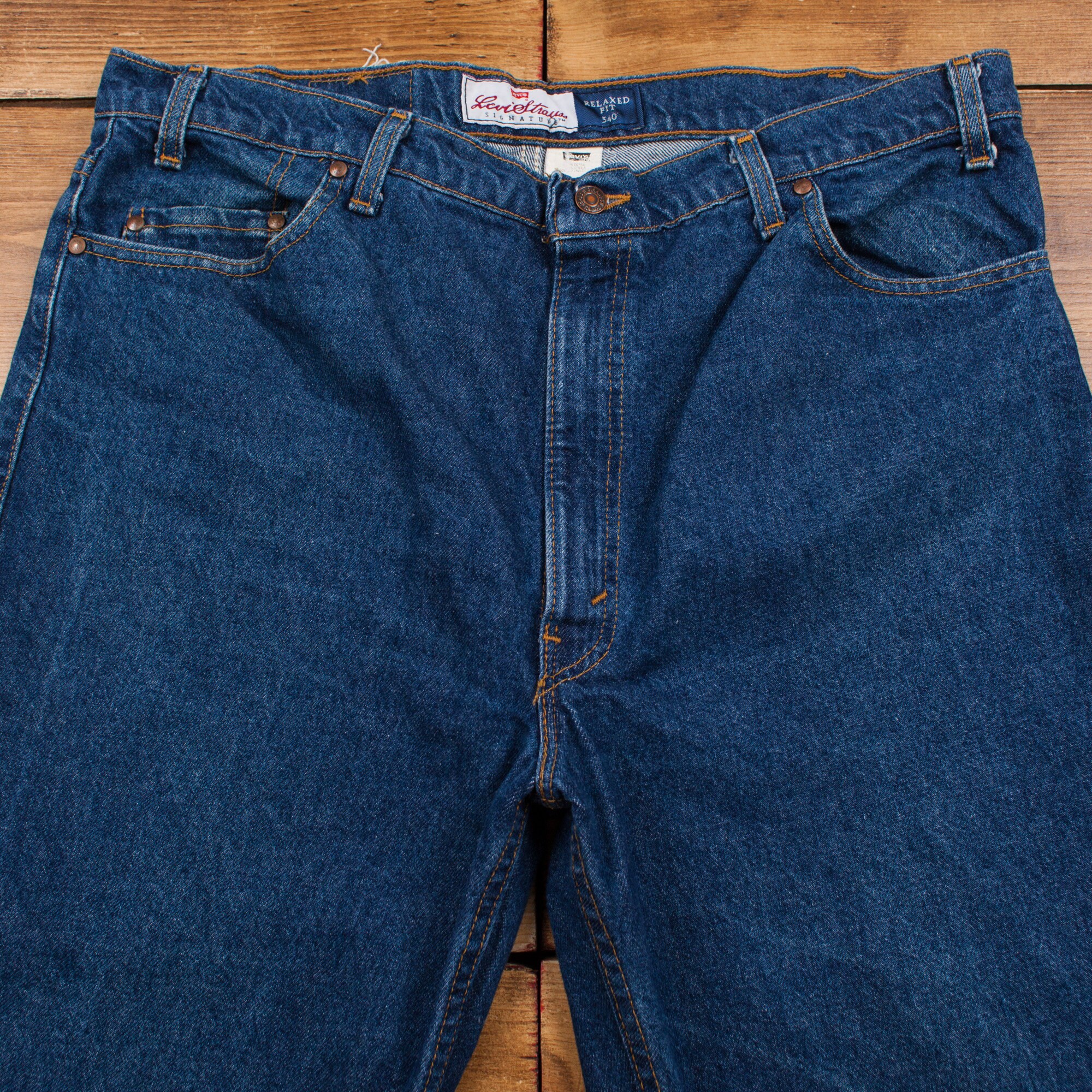 Vintage Levis 540 Jeans 38 X 30 USA Made 90s Stonewash