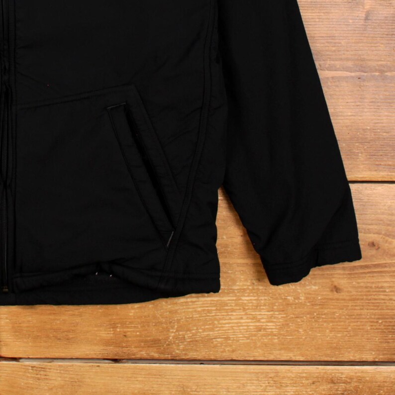 Nike Fleecejacke M Herren 00er Jahre Schwarz Polyester Gefüttert Athletisches Training Bild 10