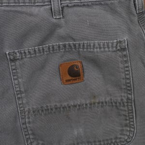 Vintage Carhartt Carpenter Pants Trousers 33x30 Dungaree Fit Unisex Straight image 4