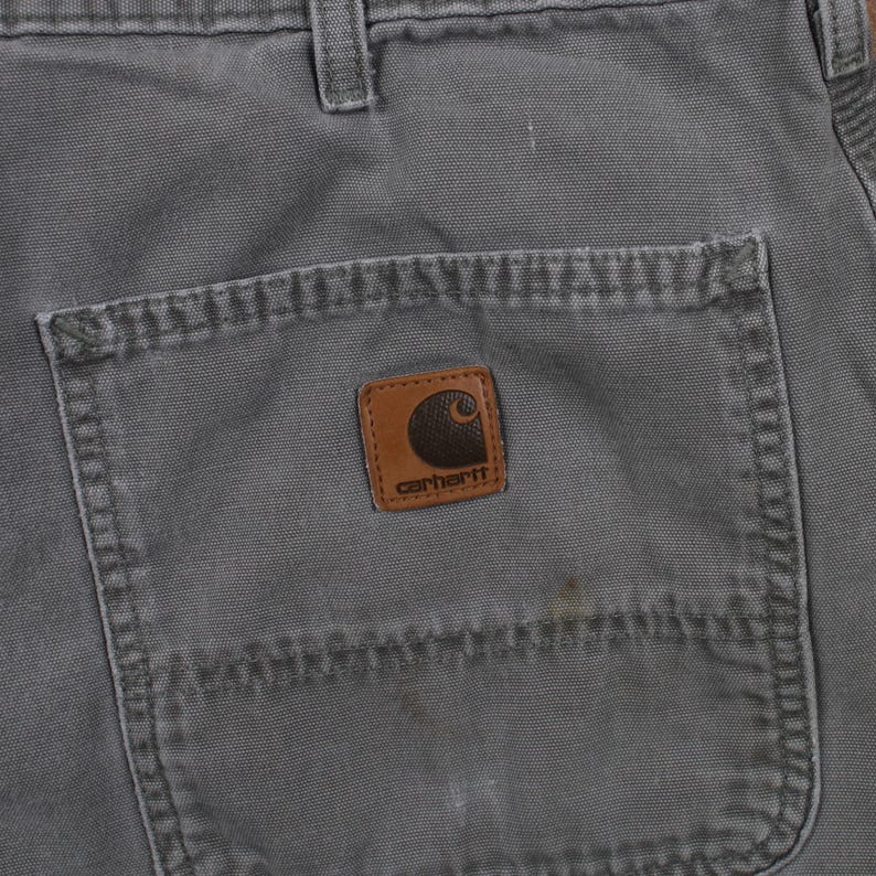 Vintage Carhartt Carpenter Pants Trousers 33x30 Dungaree Fit Unisex Straight image 4