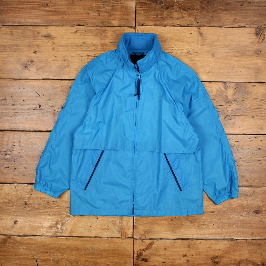 80’s Eddie bauer Raglan sleeves jacket Vintage Eddie Bauer Outdoor Jacket S 80s Windbreaker Raglan Blue
