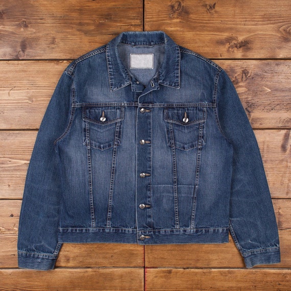 Hugo boss denim jacket men Clearance