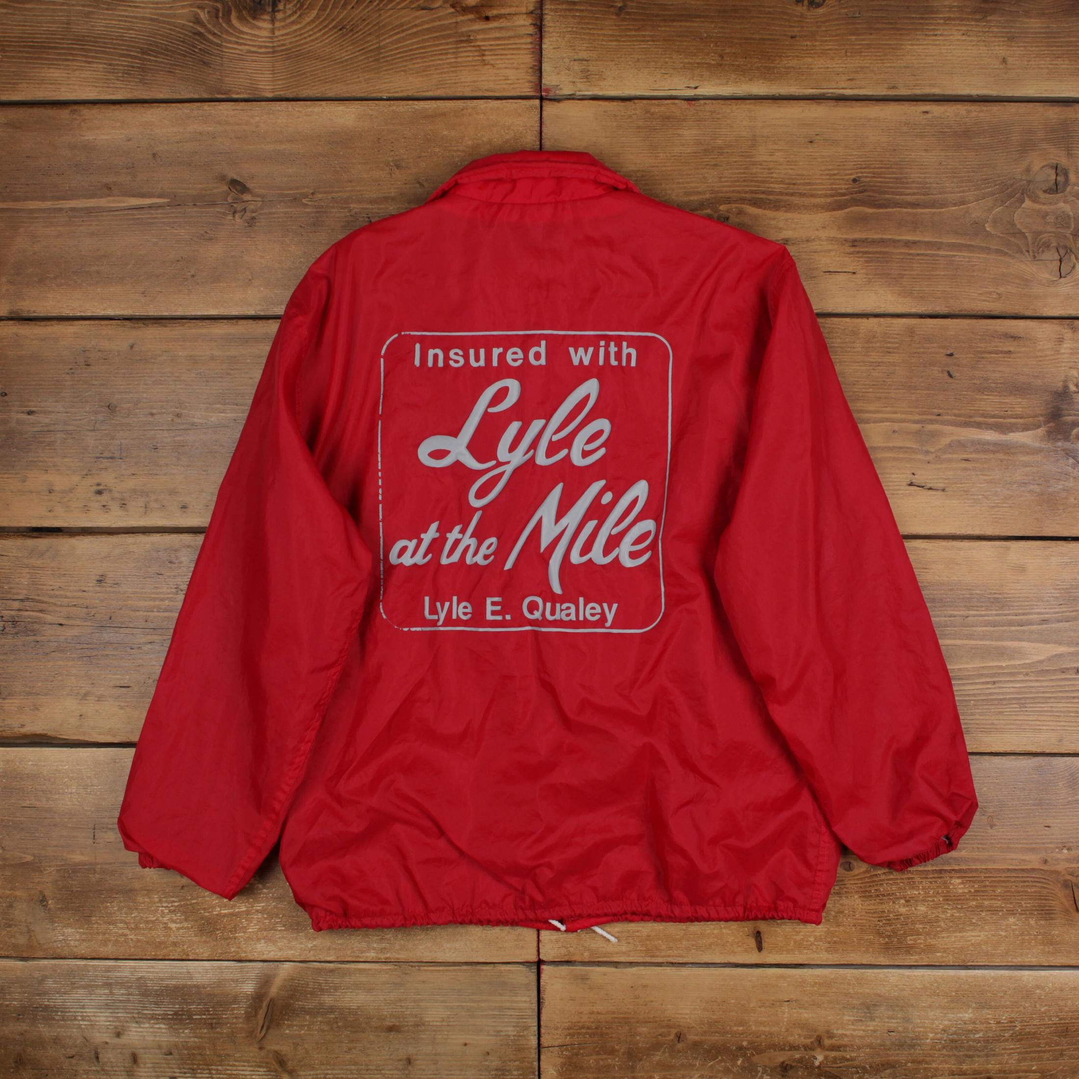 Vintage Dunbrooke Coach Jacket L 80s USA Made Red - Etsy
