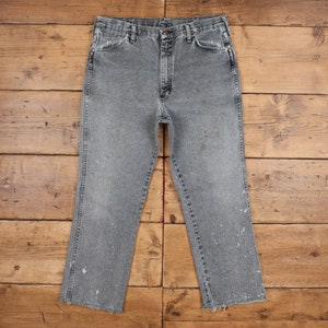 Vintage 1990s Wrangler White Denim Jeans 22 X 32 / American