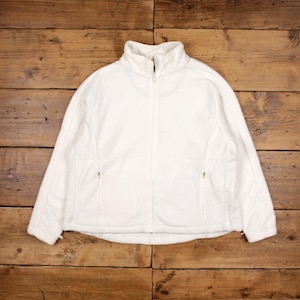 Vintage Columbia Outdoor Jacket XL Fleece Fleece White Womens