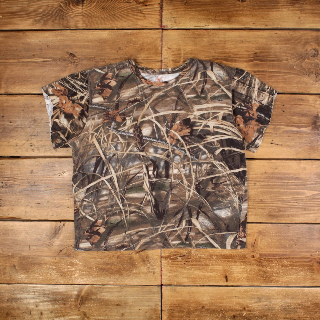 Vintage Realtree Camo T Shirt XL Game Winner Brown Tee - Etsy