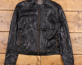Vintage Oakton Ltd. Leather Jacket XL 80s B-52 Flight Bomber