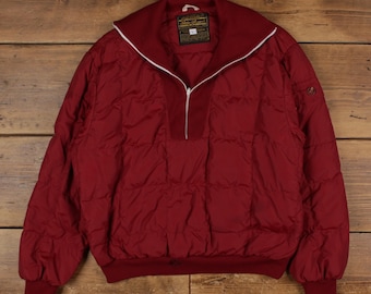 Vintage 1980s Eddie Bauer Plaid Lined Full Zip Harrington Jacket