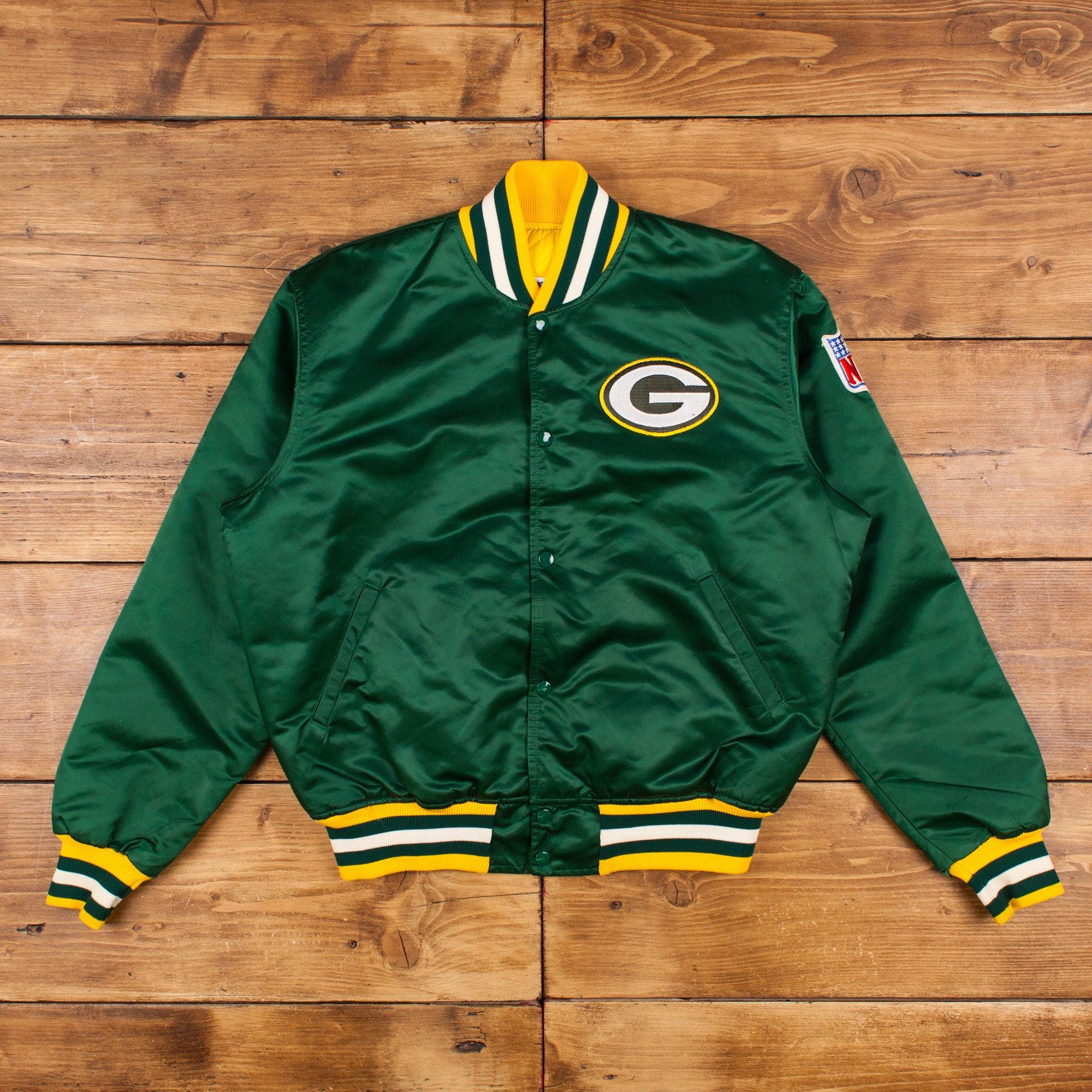 Green Bay Packers Varsity Jacket - NFL Letterman Jacket XL