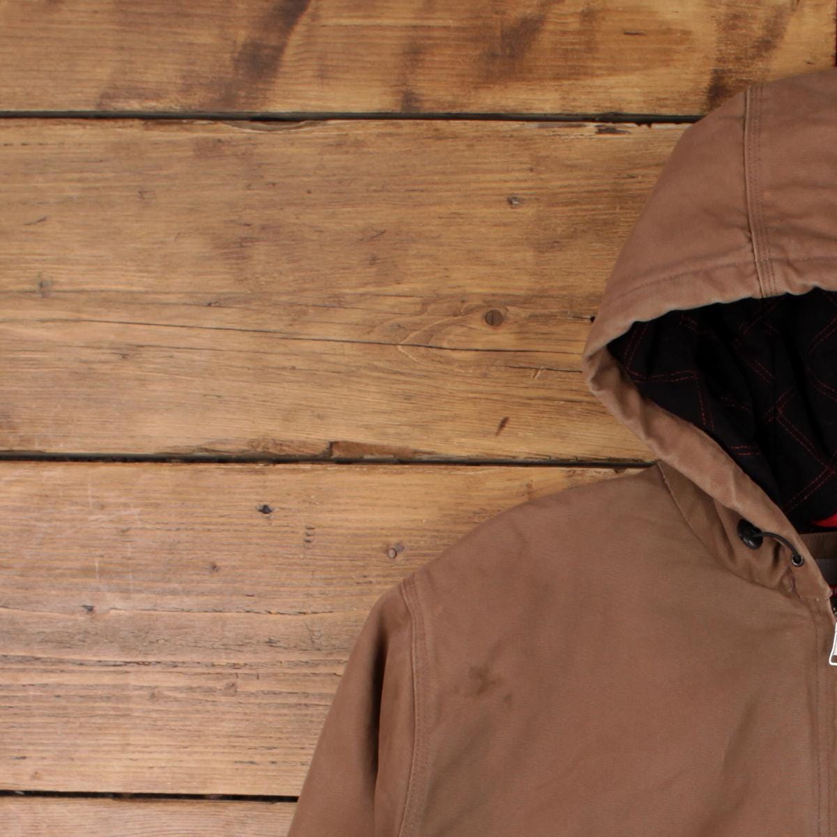Vintage Craftsman Workwear Jacket XL Active Blanket Lined Brown