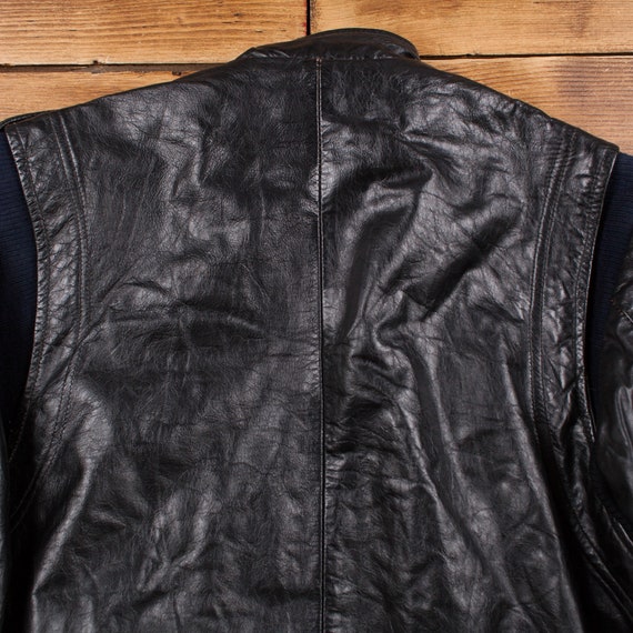 Vintage Geronimo Leather Jacket S Biker Rider Bla… - image 9