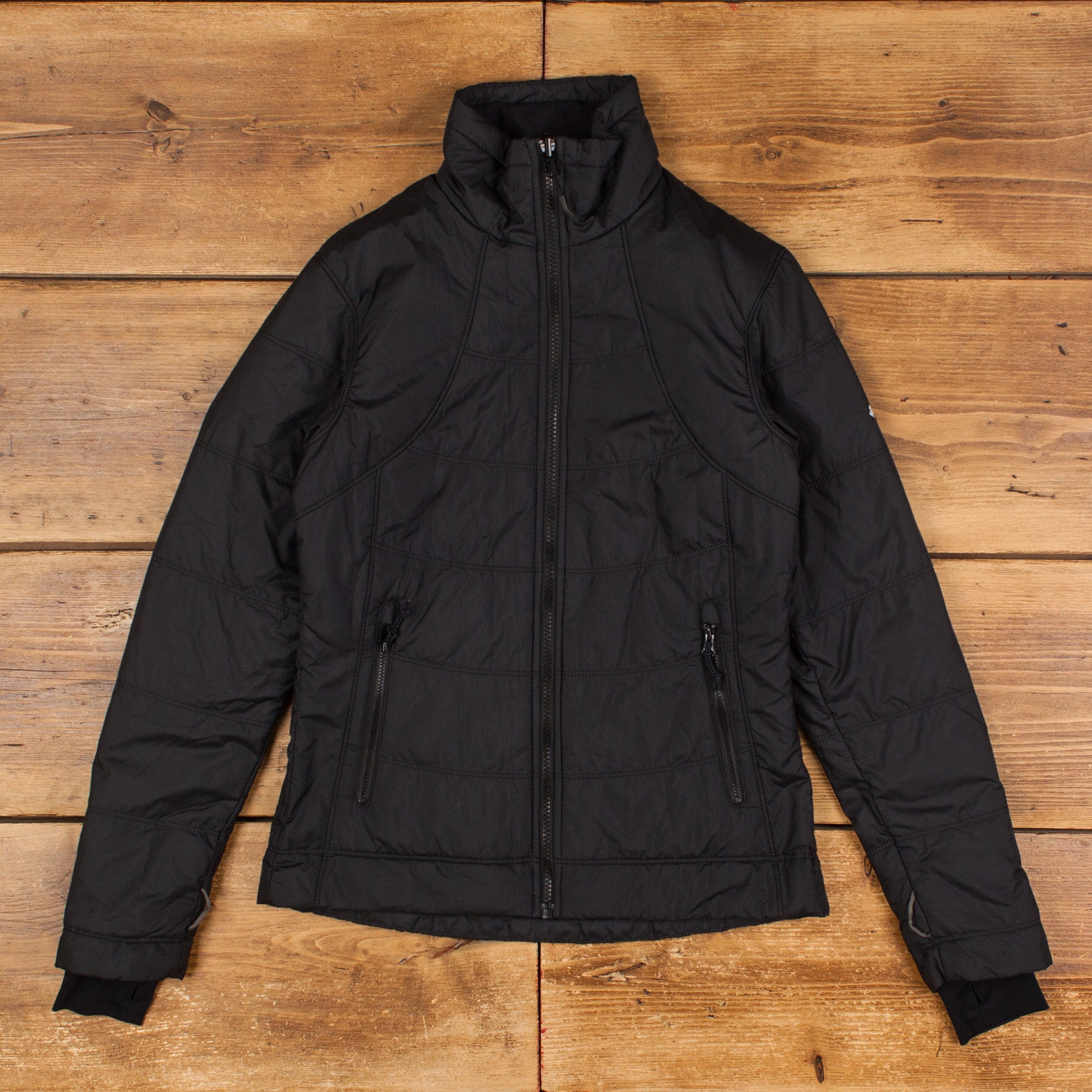 ヴィンテージ コロンビア パファーコート XS オムニヒート ブラック