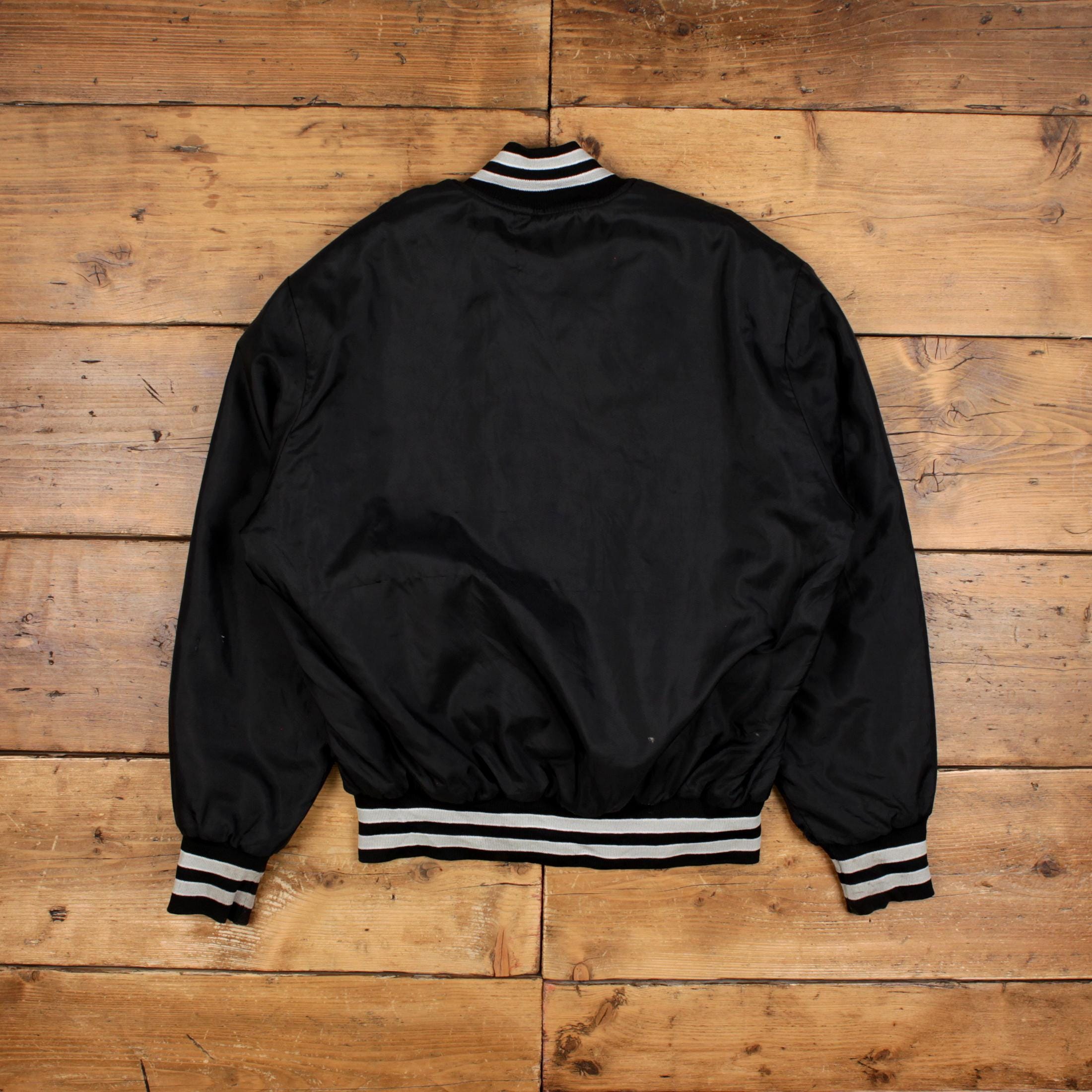 Vintage Holloway Varsity Jacket L 90s Bomber Baseball USA Made