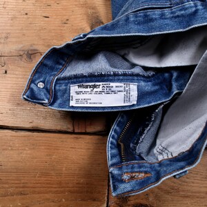 Vintage Wrangler Jeans 32x32 90s Blue 934den Straight Stonewash Western Denim image 3