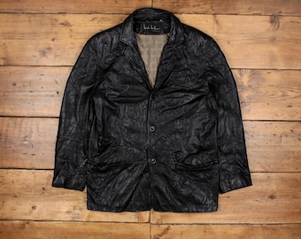 Vintage Eddie Bauer Leather Jacket L 90s Car Coat Brown Womens - Etsy