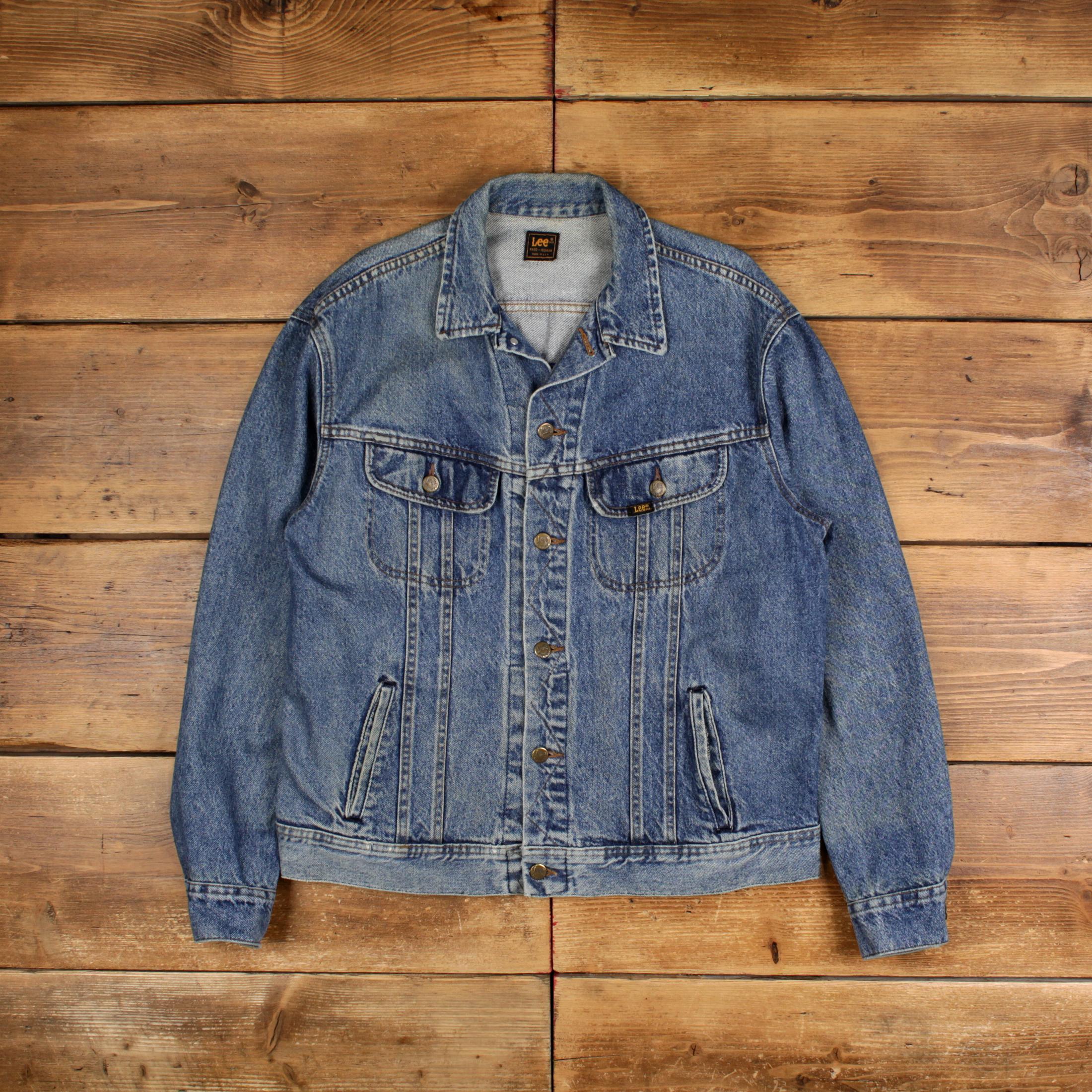 【Lee】USA製 Boa Denim Trucker Jacket XL Vintage Lee Denim Jacket XL 90s Trucker Karate Blue - Etsy Israel
