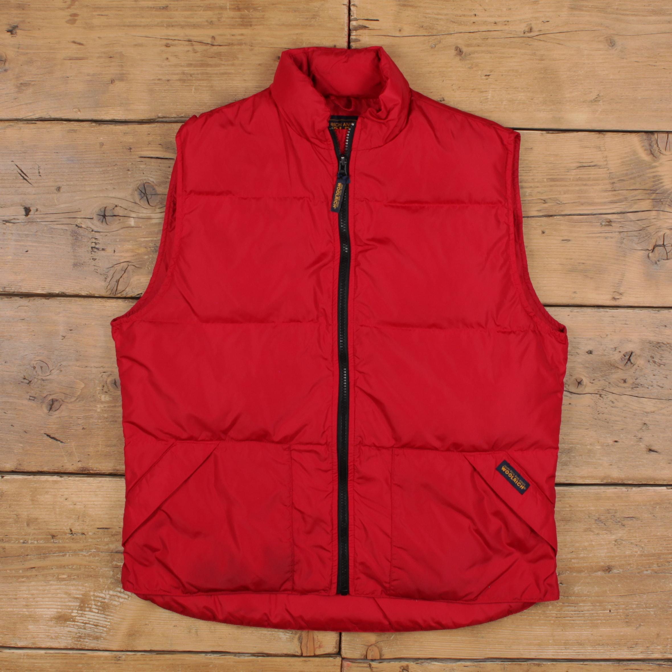 Woolrich Down Vest - Etsy