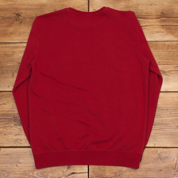 Vintage Champion Graphic Print Sweatshirt S 90s Rochester Red