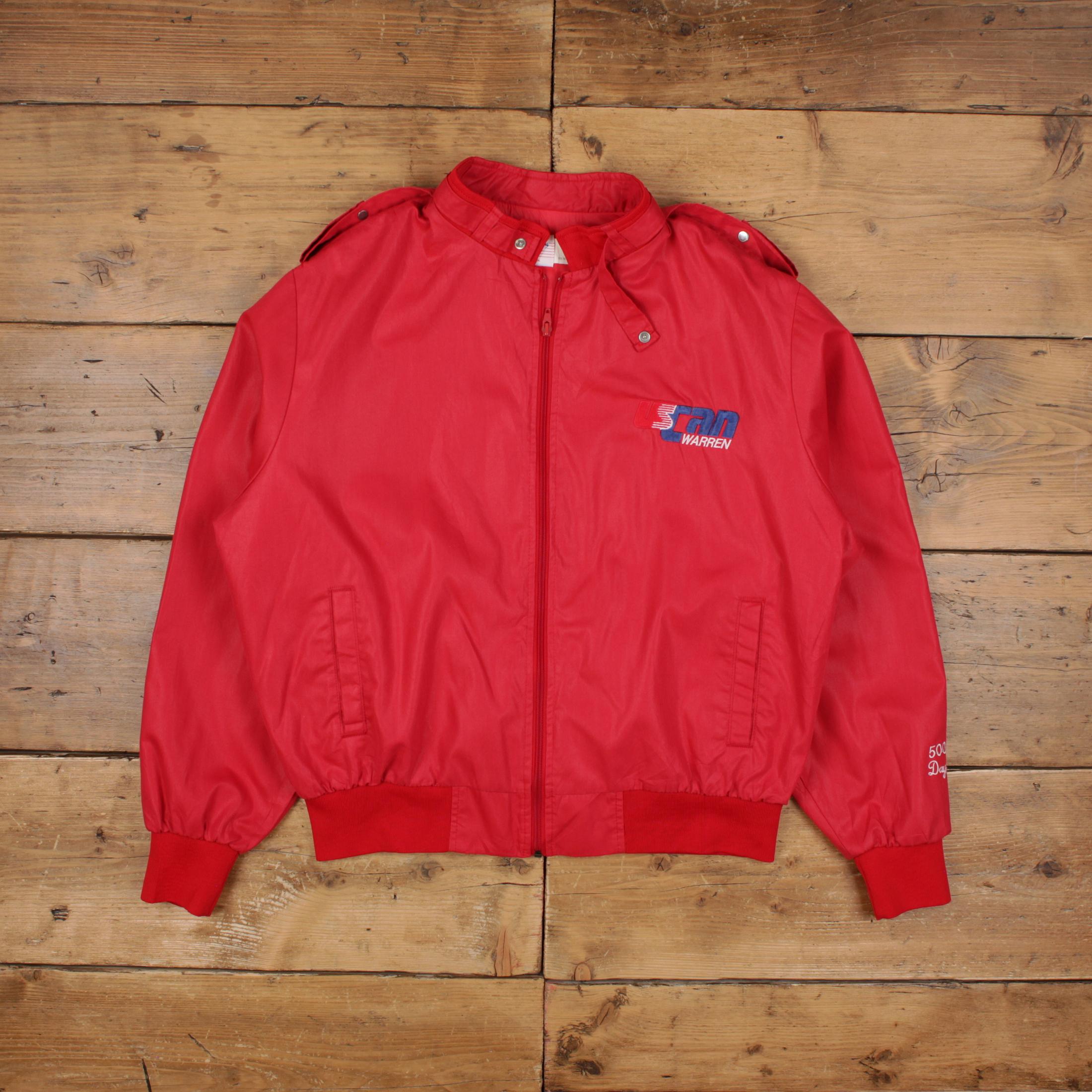 その他ブランド / 90S　バスプロショップ　レーシングジャケット/ブルゾン/XL/コットン/RED Vintage Four Seasons Bomber Jacket XL 90s Windbreaker USA Made Red