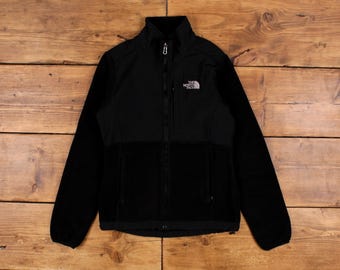 Vintage The North Face Outdoor Jacket XS 90s Denali  Black Womens