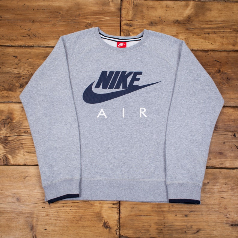custom swoosh spellout vintage unisex crewneck