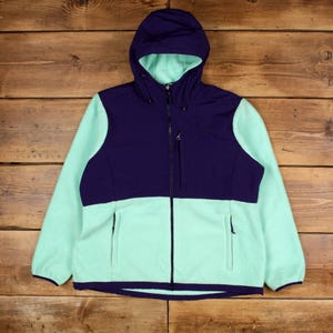 Vintage North Face Outdoor Jacket 2XL Denali Fleece Green Womens