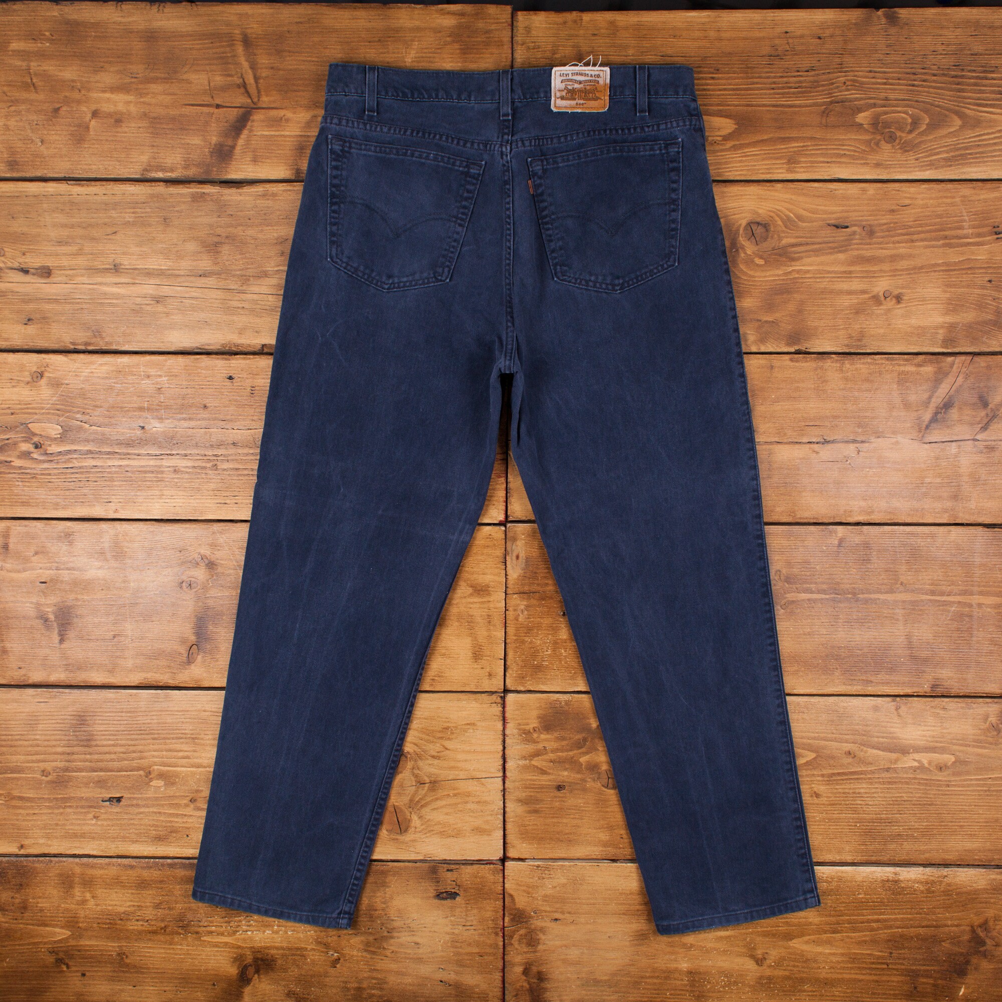 Vintage Levis 540 Jeans 38 X 30 USA Made 90s Dark Wash