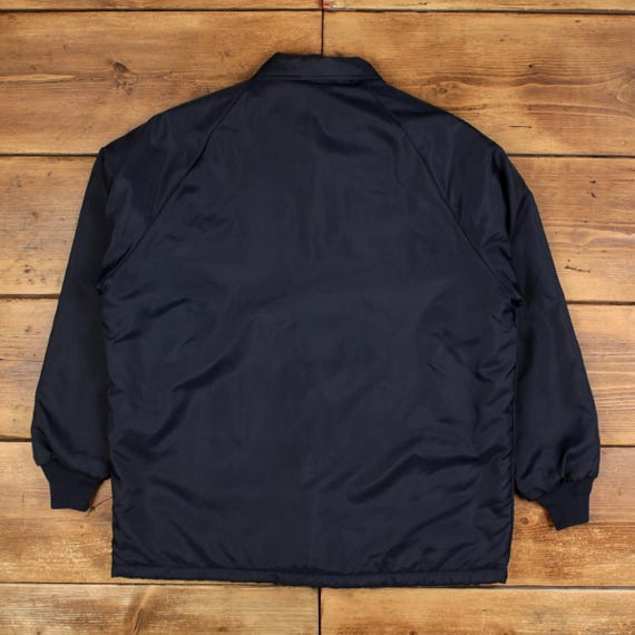 Vintage Sportsmaster Coach Jacket L 80s Lined Graphic USA Made