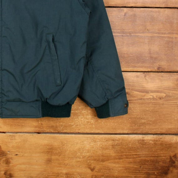Vintage Eddie Bauer Bomber Jacket L 90s USA Made Green - Etsy
