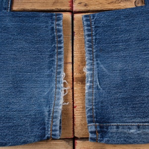 Jeans Levis 501 vintage 34 x 36 Stonewash Straight Blue Red Tab Denim immagine 5