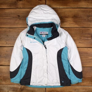 Vintage Columbia Outdoor Jacket L Ski White Womens