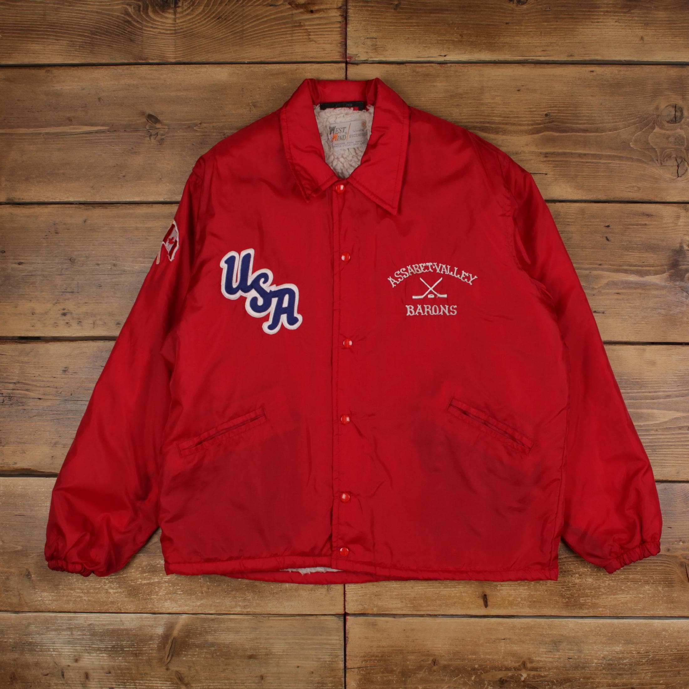 Vintage West Wind Windbreaker Jacket XL 90s USA Sports USA Made
