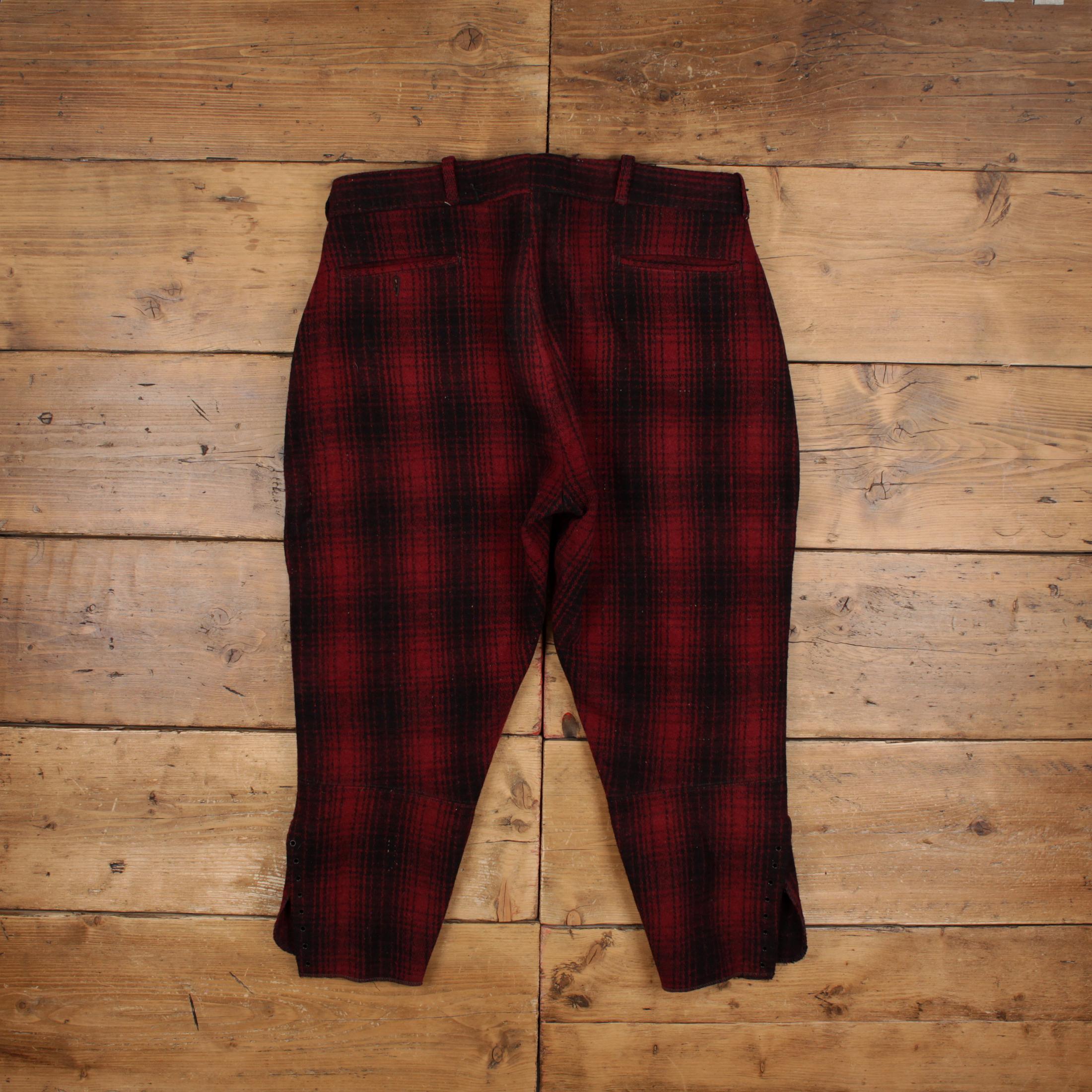 【70s】Vintage Wool Trousers TalonZip Vintage Wool Pants Trousers 38x26 70s Talon Zipper Buffallo